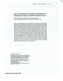 Preview of the pneumatic compression vascular-ulcer study