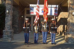 Group photo from a Semper Fi Fund golf tournament